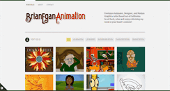 Desktop Screenshot of brianegananimation.com